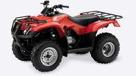 Front three-quarter, left facing Fourtrax 250.