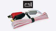 Close up of portable cables.