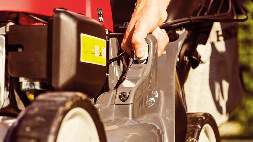 HRX Cutting height adjustment