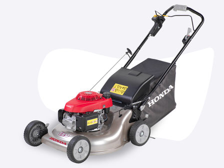 Honda Izy lawnmower, shown from the front side on.