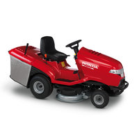 Front three-quarter, right facing lawn tractor.