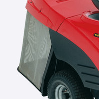 Close up of grass bag.