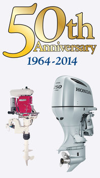 honda marine engine 50th anniversary banner