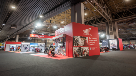 Honda UK MCL stand with customers