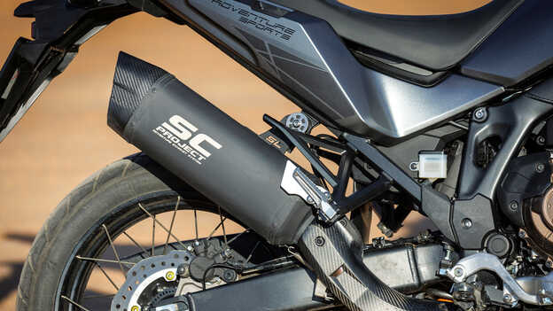 Static Africa Twin SC Project Muffler colour options