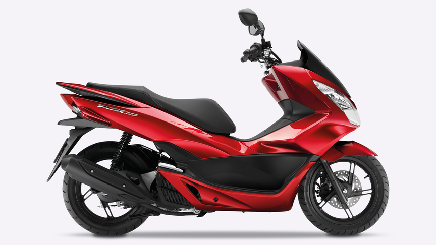 Honda-PCX150-Studio-Moondust Silver Metallic-Side