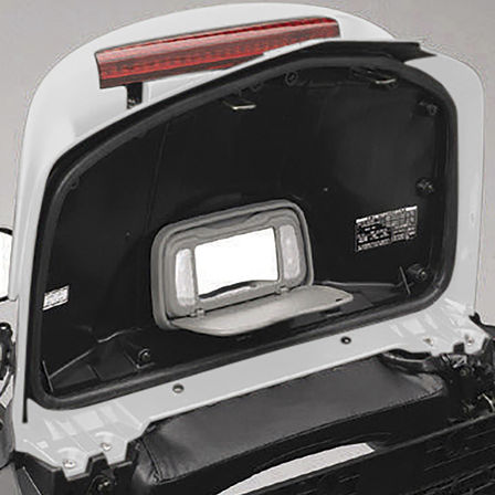 Chrome details - rear section in close-up.
