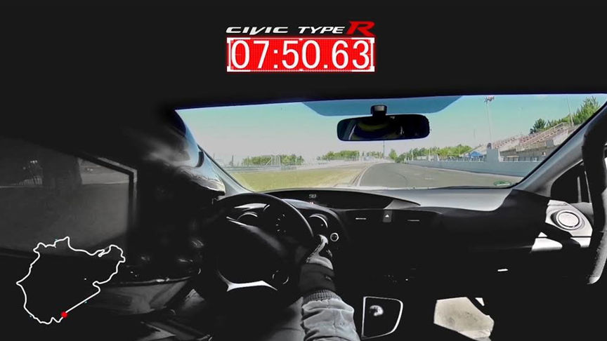 inside view of driver racing type r