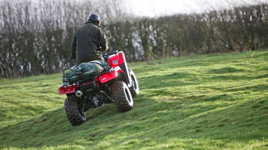 Honda 420 atv towing capacity #6