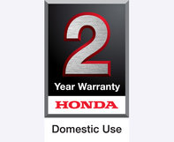 Honda 2 year domestic use warranty logo.
