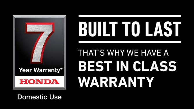 Honda five year warranty logo