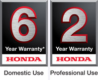 domestic use professional use honda marine 6 year 2 year warranty