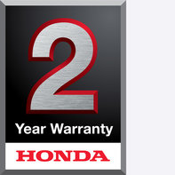 Honda 2 year warranty logo.