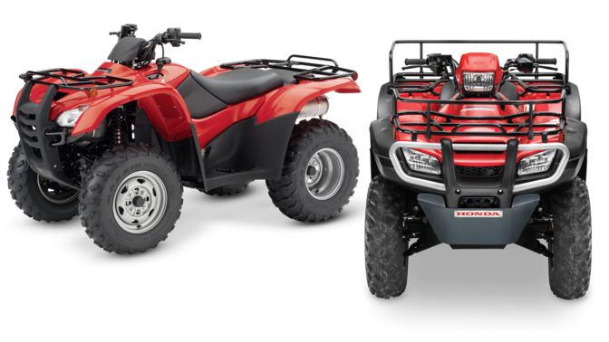 Left: left facing ATV. Right: Front facing ATV. 