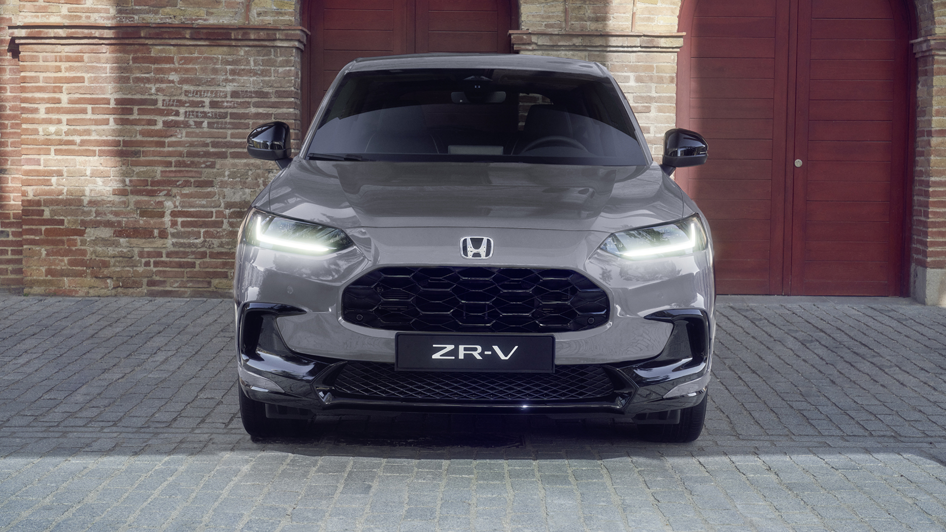Grey ZR-V in driveway