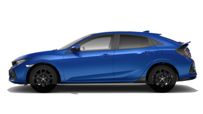 Side facing Honda Civic.