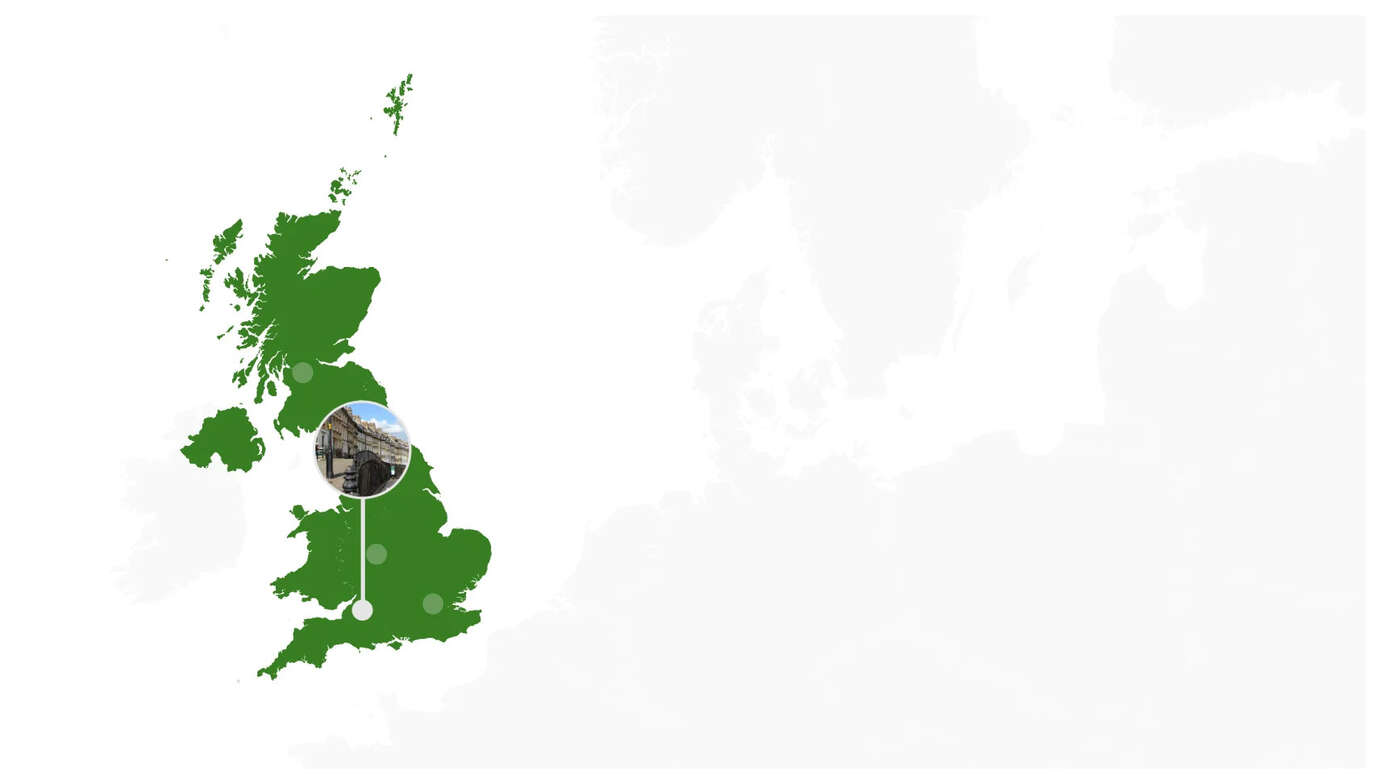 Map of UK - Bath Clean Air Zone