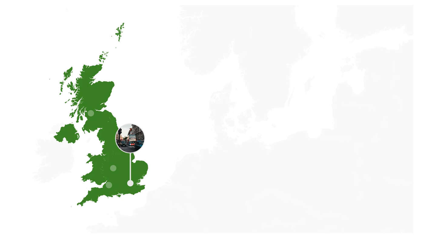 Map of UK - London LEZ and ULEZ