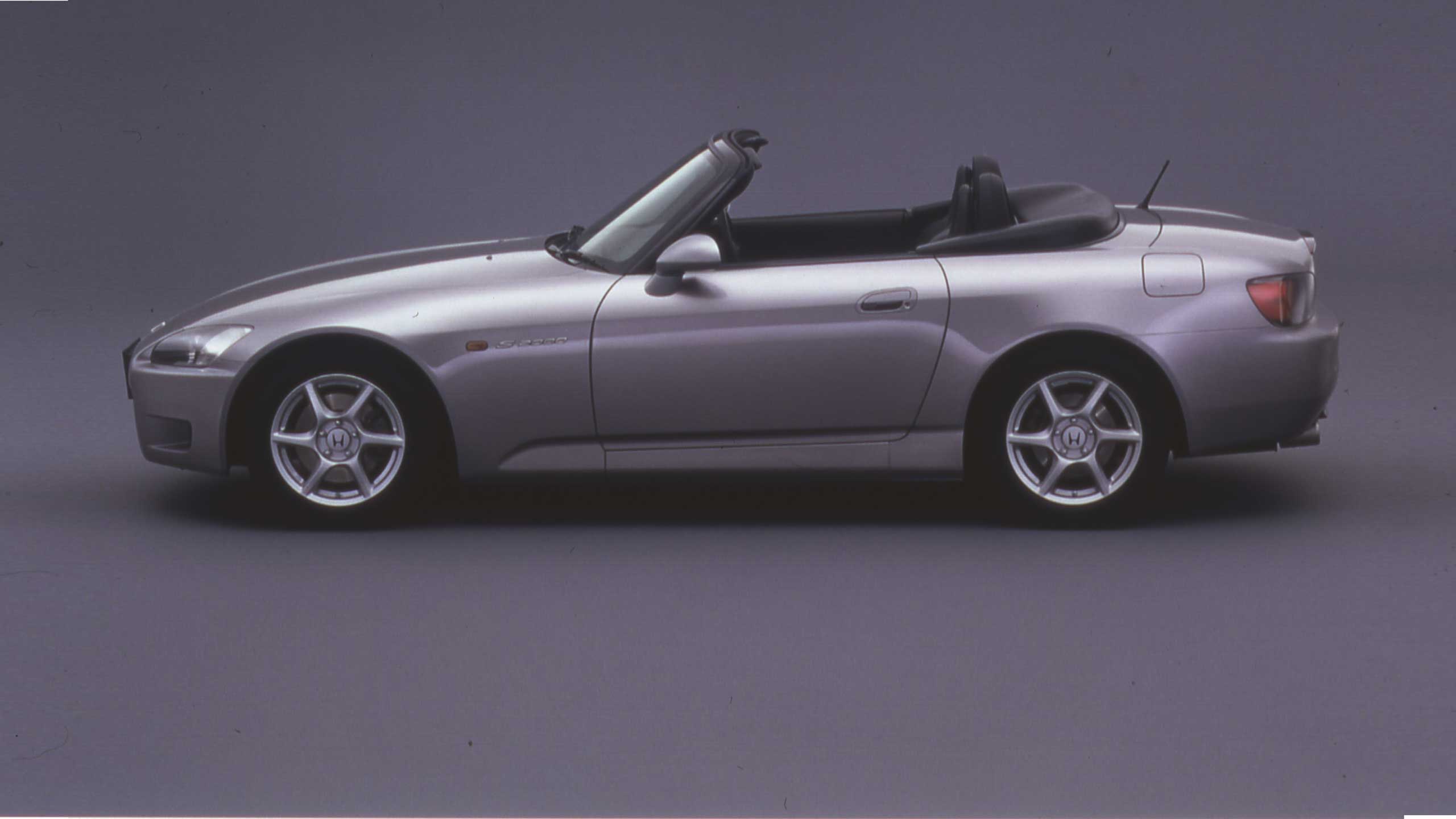 The Honda S2000 in grey.