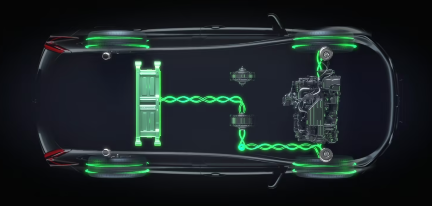 Honda hybrid powertrain diagram
