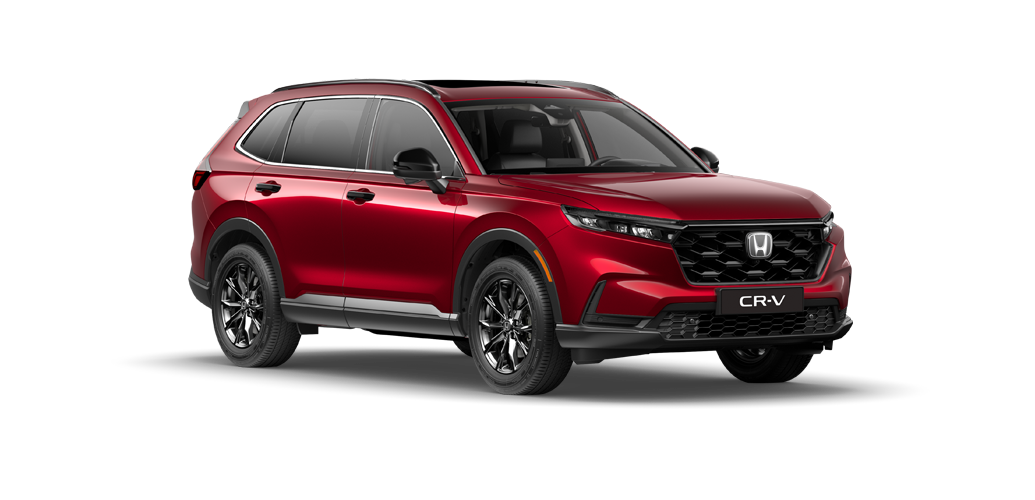 Honda CR-V in red