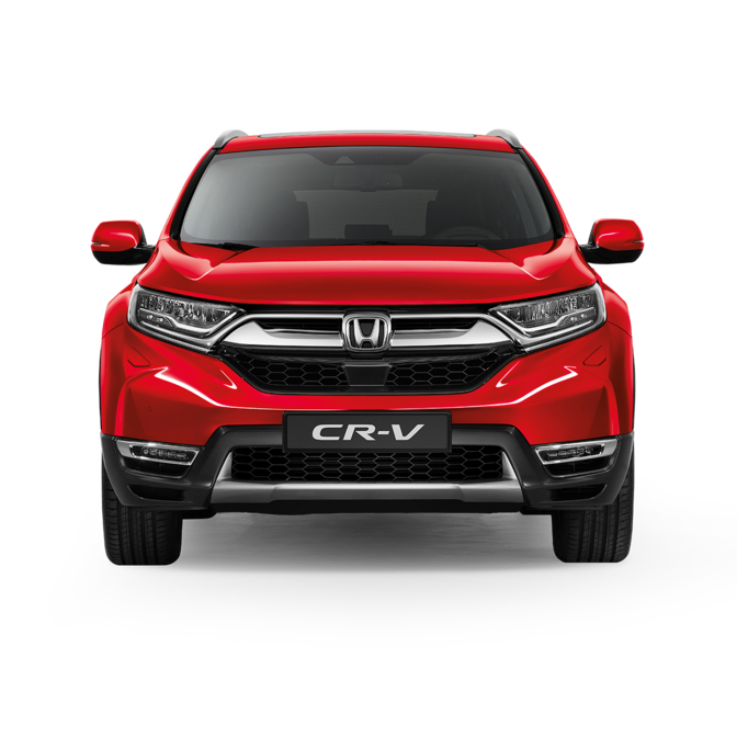 Front facing Honda CR-V.