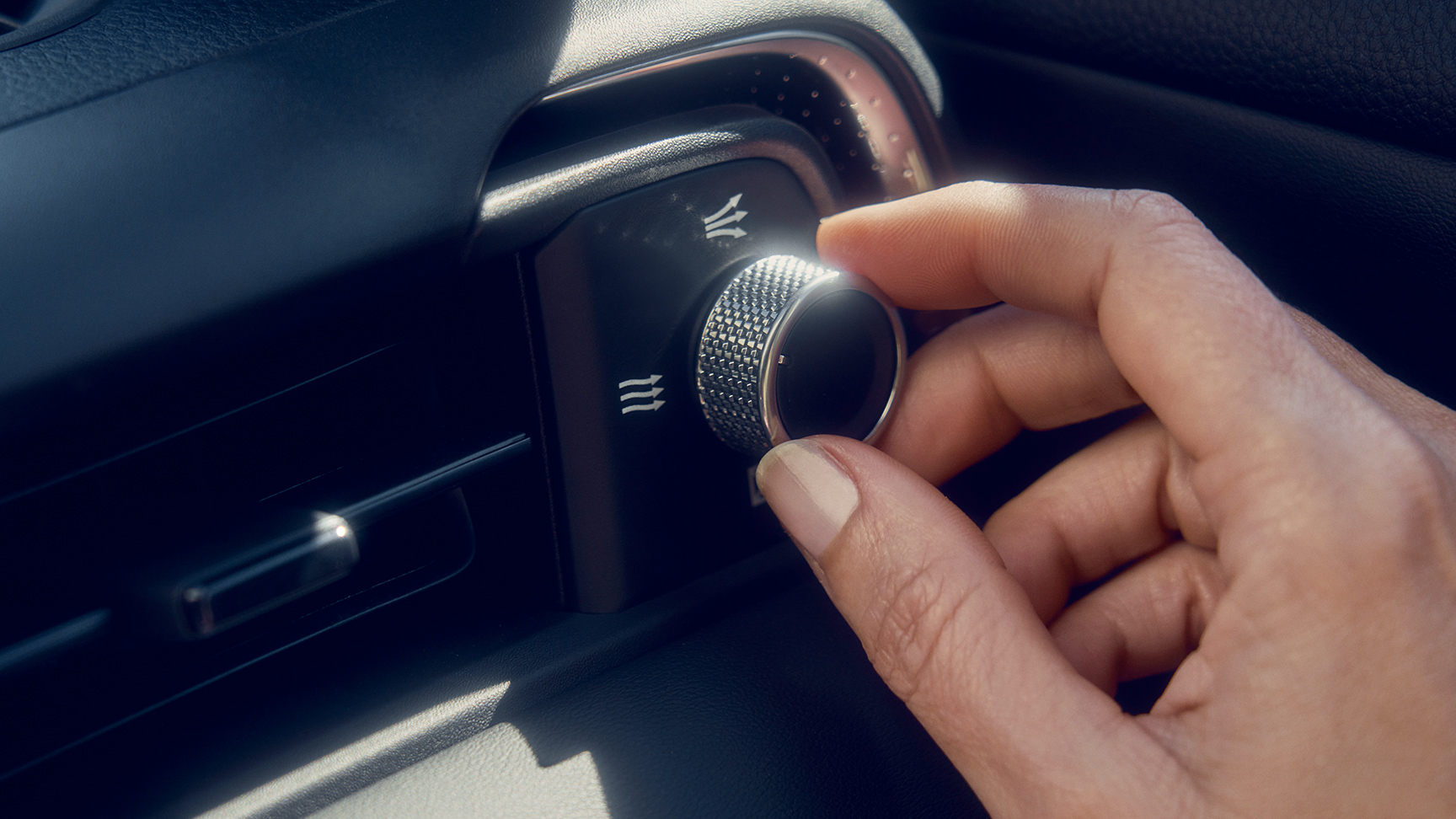 Close up of the Honda e:Ny1 air diffusion system.
