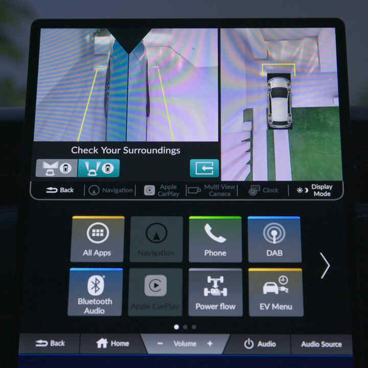 Close up of Honda e:Ny1 multi-view camera system.