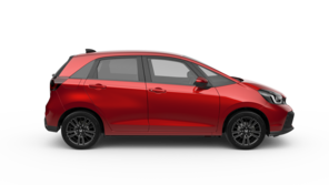 Honda Jazz Hybrid red