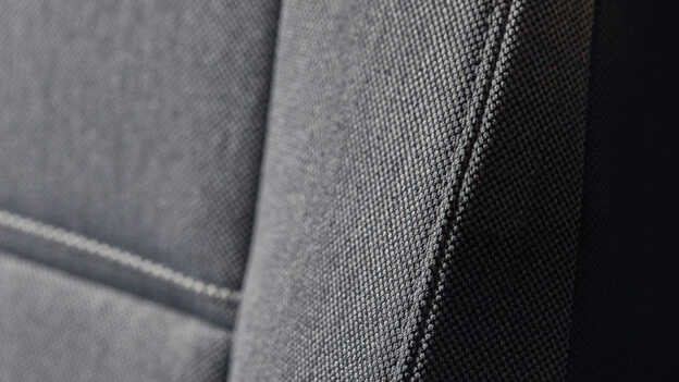 Close up of the Honde e seat fabric. 