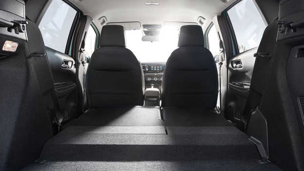 View of interior from the rear
