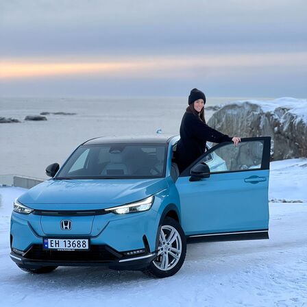 Driver sitting in Honda ZR-V