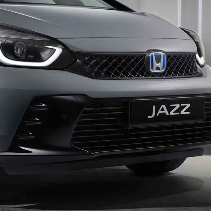 Close up of Jazz Hybrid front.