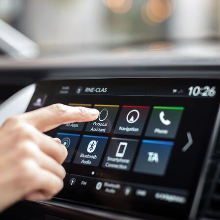 Close up of Honda personal assistant dashboard