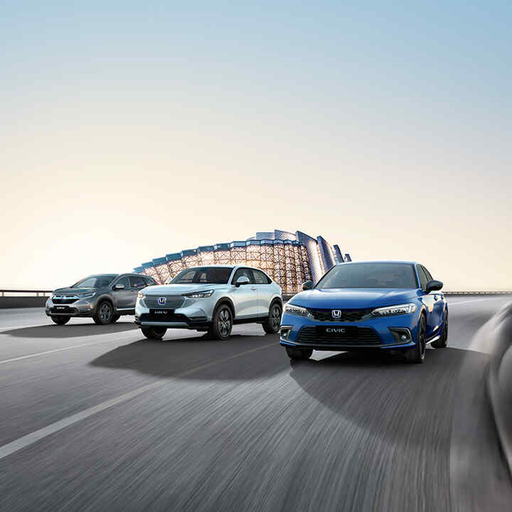 Honda range of e:HEV cars