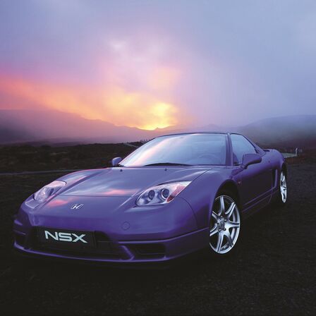 Front Three Quarter Facing Honda Nsx At Sunset Front Three Quarter Facing Honda Nsx At Sunset