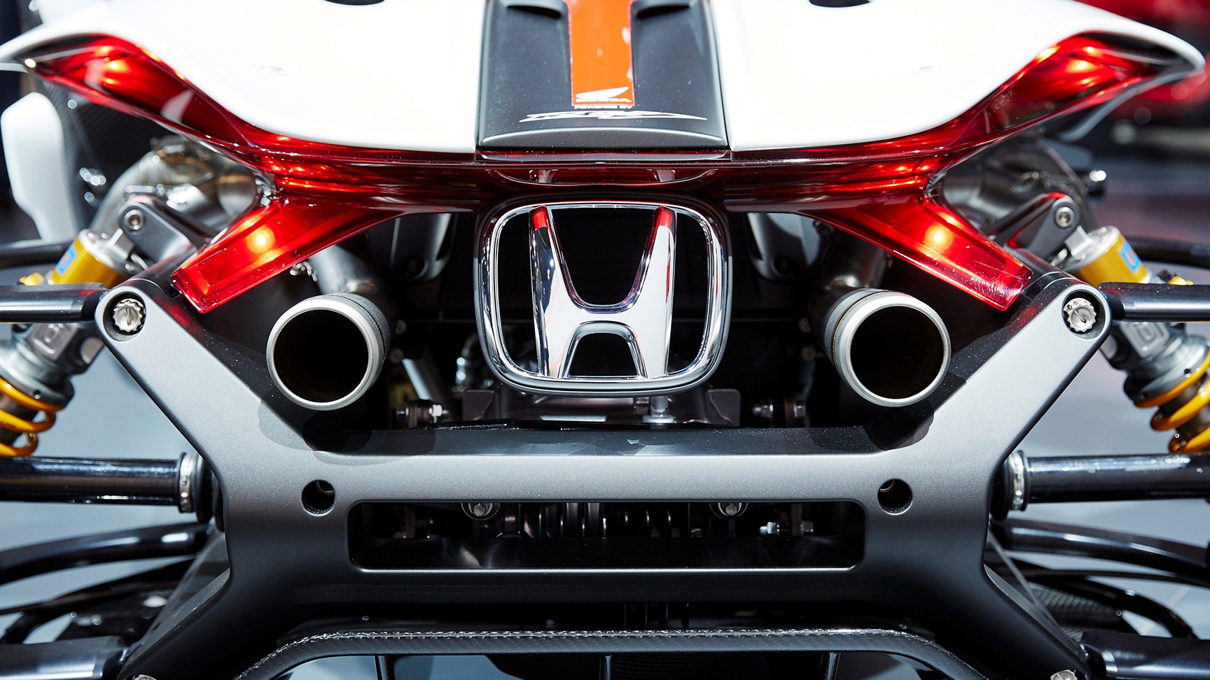 Close up of Honda concept car.
