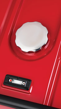 Close up of fuel cap.