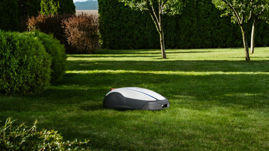 Person holding a phone, looking at an application