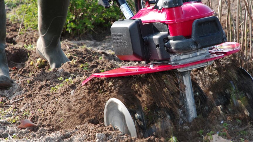 Honda Tiller mini lawnmower