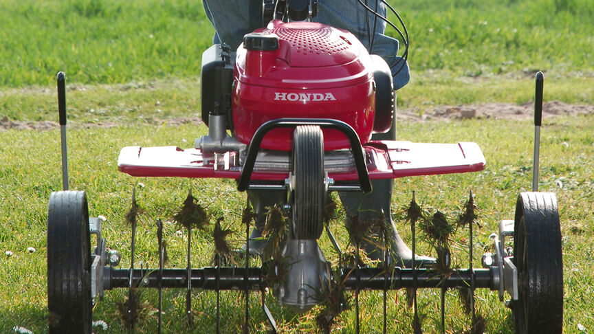 Honda Tiller mini lawnmower