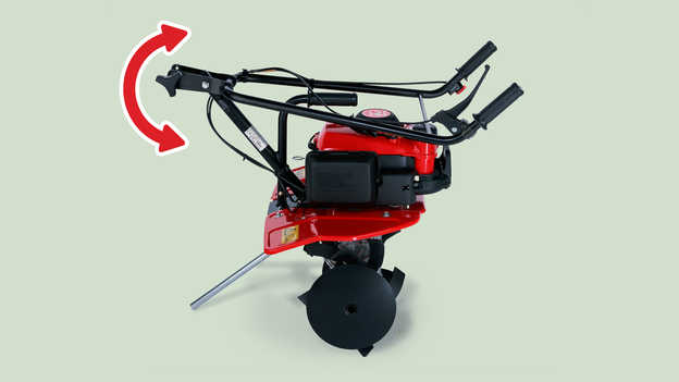 Honda Tiller Mini easy storage