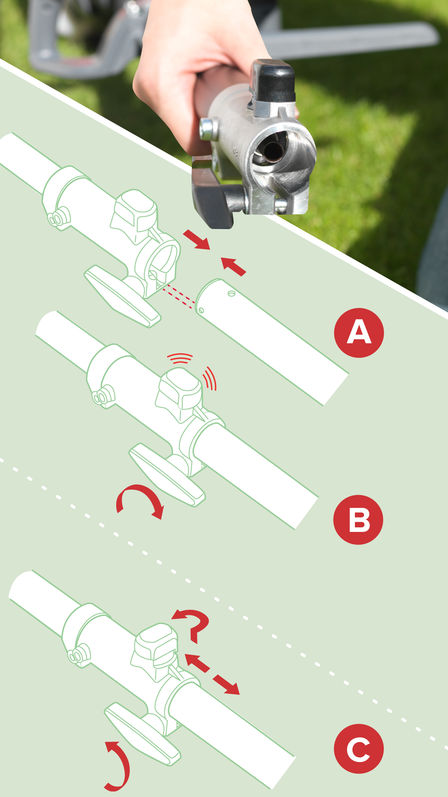 Honda Versatool joint system diagram.