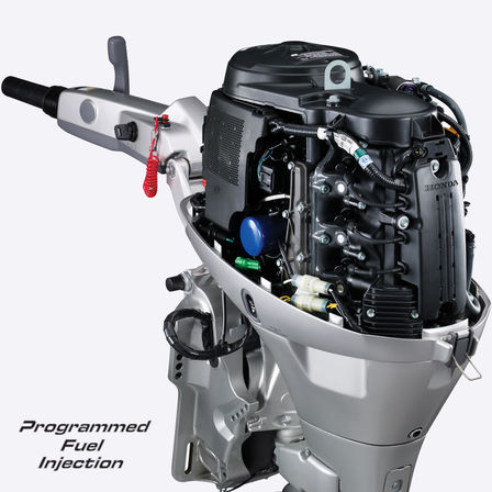 detailed view of the honda bf 40-50 outboard programmed fuel injection system