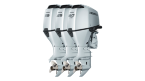 BF115, BF135 and BF150 front three-quarter facing engines.