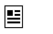 Brochure icon.