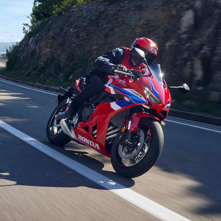 Honda 2024 CBR650R on mountain road