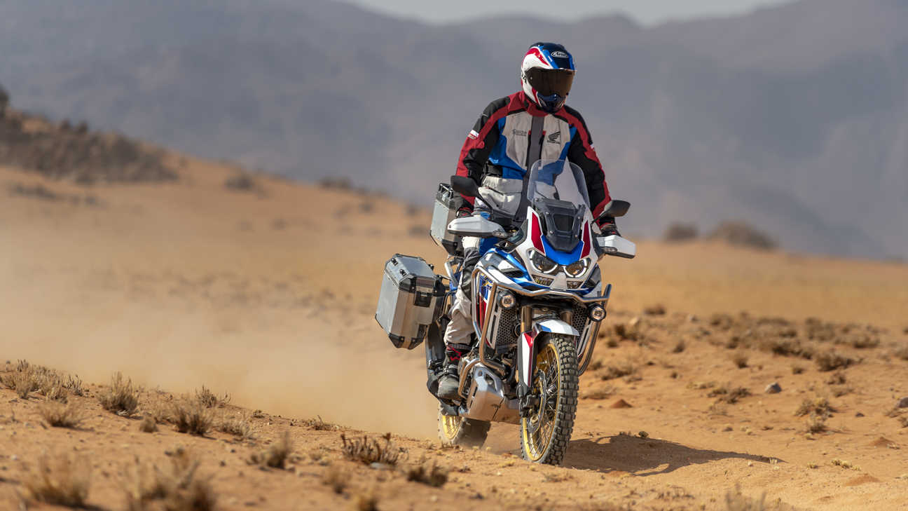 Honda Africa Twin Adventure Sports, zoom on handlebar