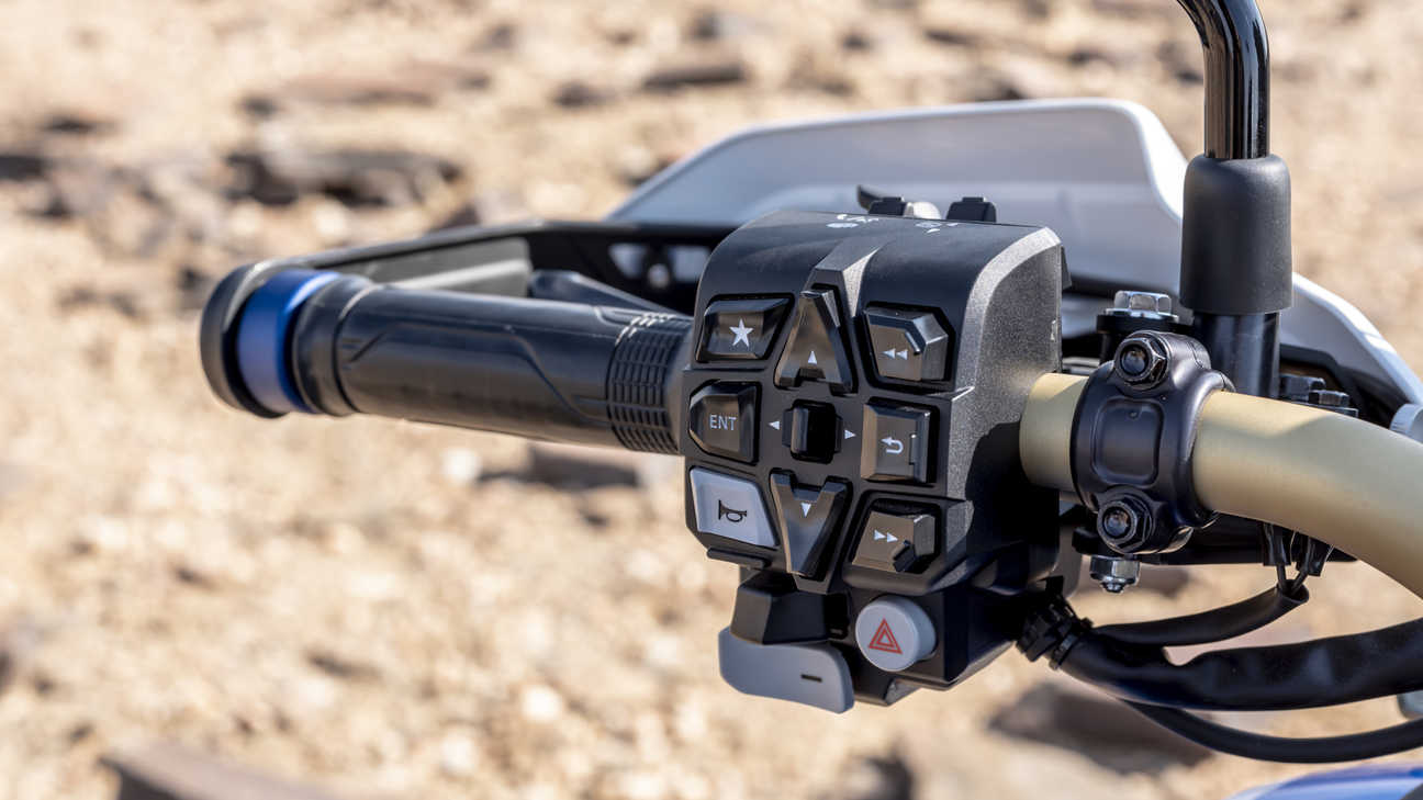 Honda Africa Twin Adventure Sports, zoom on left handle