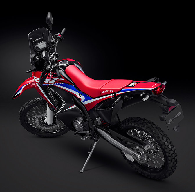 CRF250 Rally three quarter rear left side